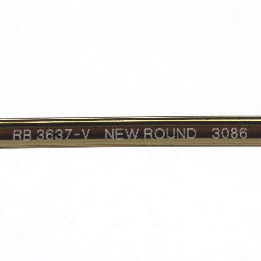 新しく着き レイバン メガネ NewModel Ray-Ban RX3637V 3086 ラウンド
