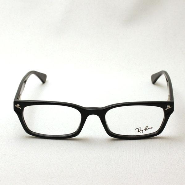 レイバン サングラス ライトカラー レンズセット サングラス メガネ Ray-Ban RX5017A 2000 52サイズ 度付き UVカット スクエア ブラック系の画像