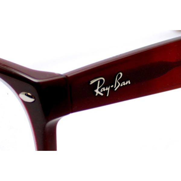 レイバン メガネ プレミア生産終了モデル Ray-Ban ウェイファーラー 伊達メガネ RX5184F 5517 ウェリントン｜glassmania｜06