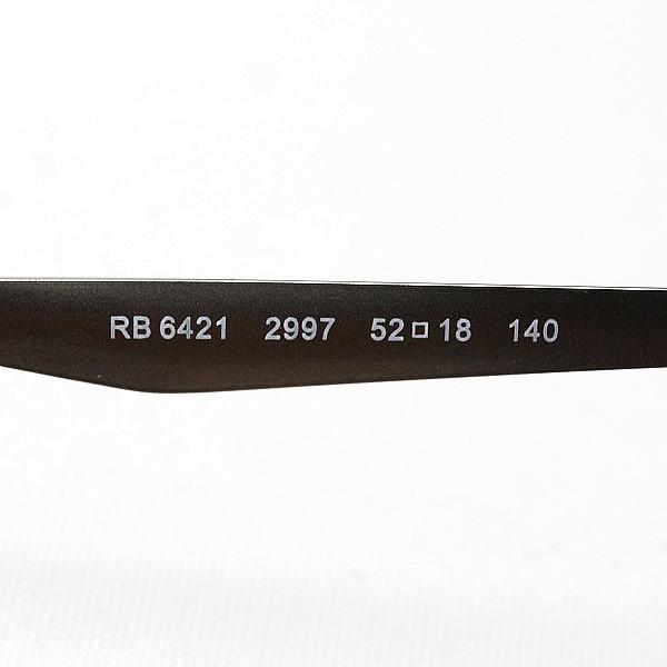 レイバン メガネ Ray-Ban 伊達メガネ RX6421 2997 スクエア