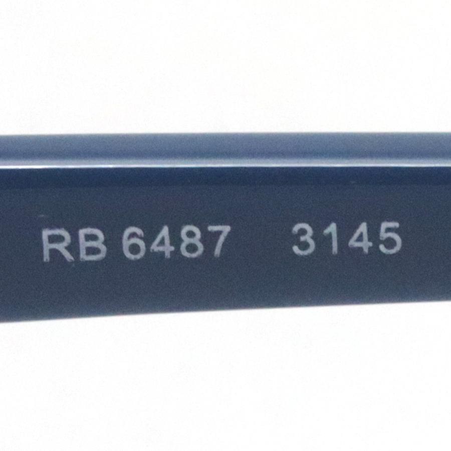 Ray-Ban（レイバン） メガネ 伊達メガネ RX6487 3145 ハーフリム : グラスマニア Tokyo Aoyama - 通販 ...