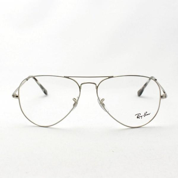 レイバン メガネ Ray-Ban 伊達メガネ アビエーター RX6489 2501 ティアドロップの画像