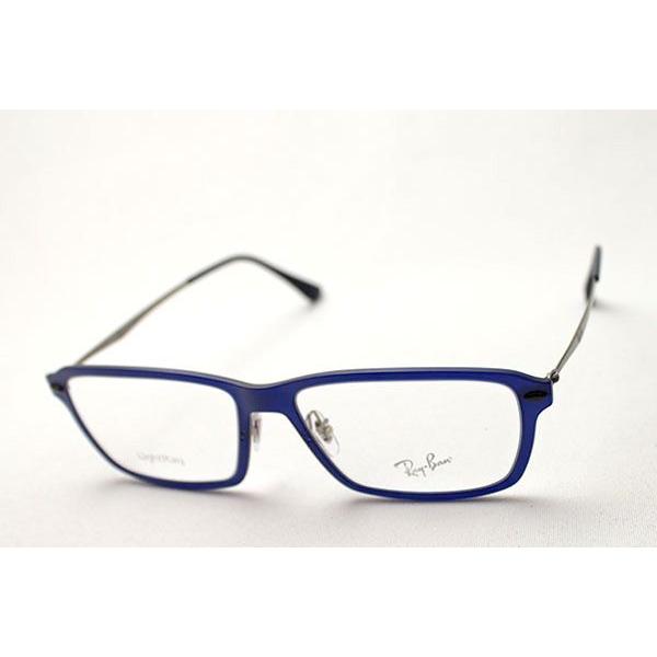 レイバン メガネ プレミア生産終了モデル Ray-Ban 伊達メガネ RX7038 5451 LIGHT RAY ウェリントンの画像