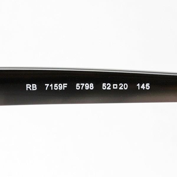 レイバン メガネ プレミア生産終了モデル Ray-Ban 伊達メガネ RX7159F 5798 スクエア_7