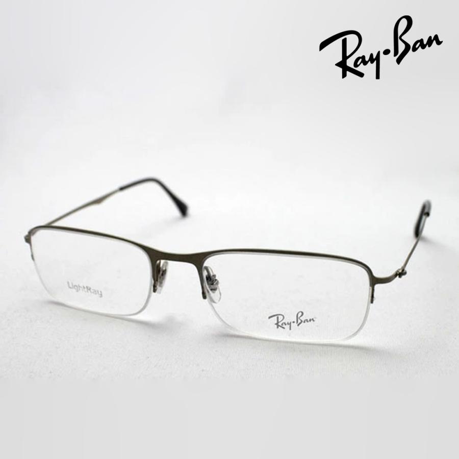 レイバン メガネ プレミア生産終了モデル Ray-Ban 伊達メガネ RX8714 1156 TITANIUM ハーフリム