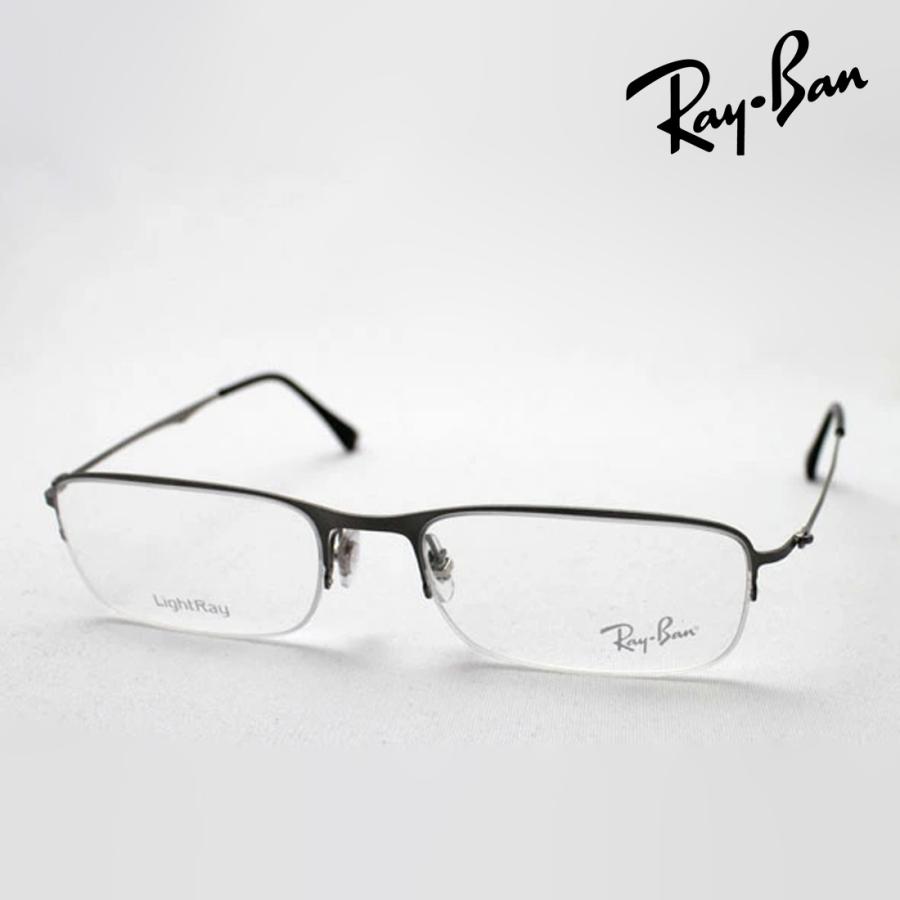 レイバン メガネ プレミア生産終了モデル Ray-Ban 伊達メガネ RX8714 1159 TITANIUM ハーフリム