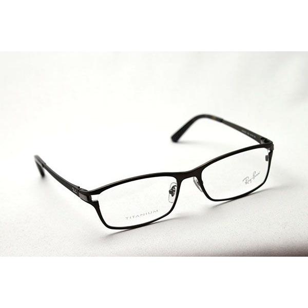 レイバン メガネ Ray-Ban 伊達メガネ RX8727D 1020 TITANIUM ウェリントンの画像