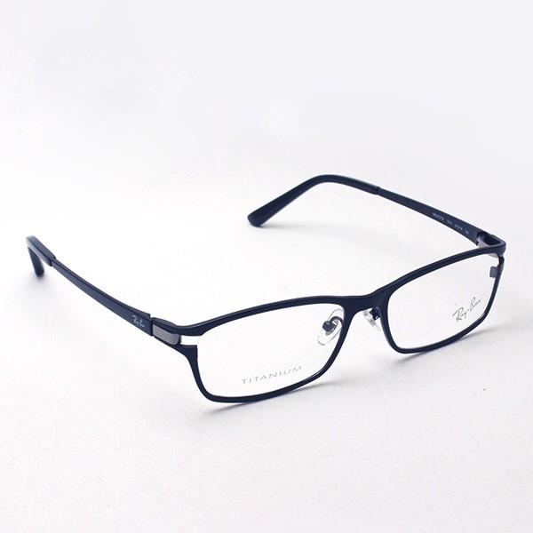 レイバン メガネ Ray-Ban 伊達メガネ RX8727D 1074 TITANIUM ウェリントンの画像