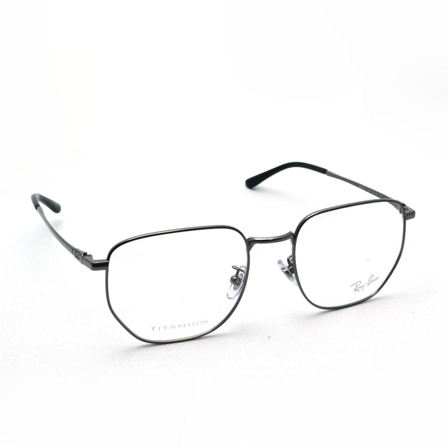 Ray banサングラス Ray-Ban（レイバン） メガネ Ray-Ban RX8776D 1000 53 チタン スクエア