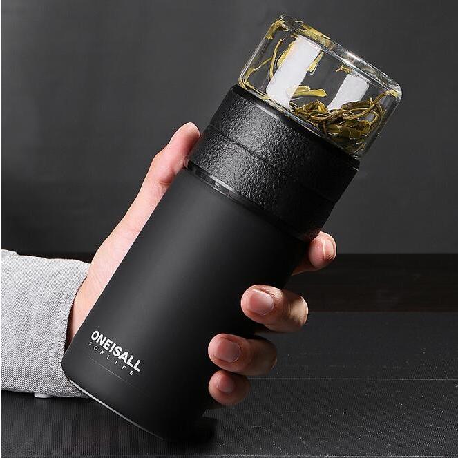 水筒 ティーボトル 茶こしつき 真空断熱タンブラー2重 保温 お茶 カップ 分離式水筒 ステンレス 直のみ 軽量 600ml おまけ付 Wz Glassy 通販 Yahoo ショッピング