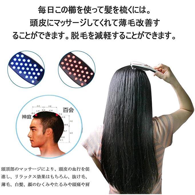 頭皮マッサージ ブラシ 頭皮ケア 電動 血行促進 Usb充電式 光線療法マッサージコーム 静音 軽量 父の日 母の日 プレゼント Ya Glassy 通販 Yahoo ショッピング