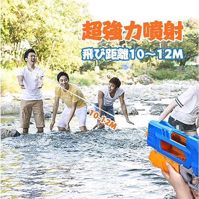 年最新版 水鉄砲 優先配送 超強力飛距離 超big水鉄砲 可視性タンク 10cc 大容量 飛距離10 12m こども 海水浴 夏祭り 川 水遊び 遊び 子供用 大人 プール