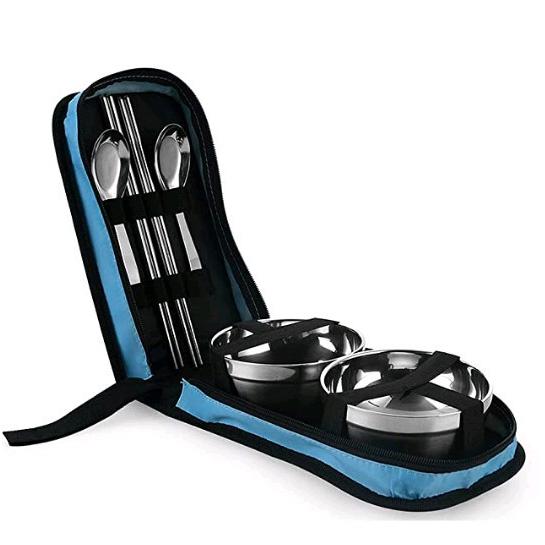 キャンプ 食器セット カトラリーセット ステンレス鋼製 スプーン 箸セット アウトドア 旅行用 キャンプ用品 携帯便利 収納バッグ付き 二人用 Ya 0041 Glassy 通販 Yahoo ショッピング