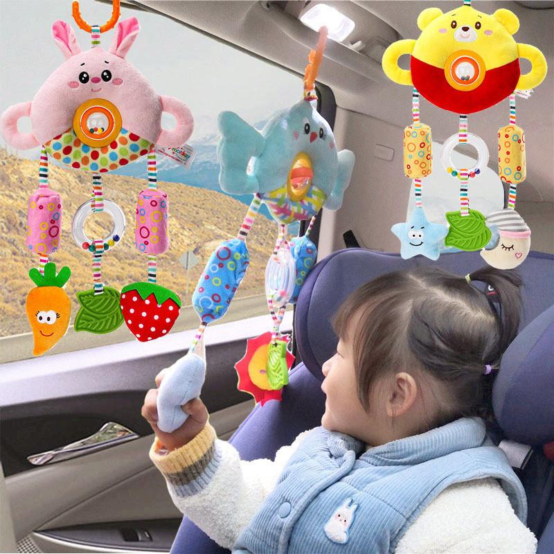 メリー ベッド チャイルドシート 赤ちゃんおもちゃ 車用 ぶら下げベル フック付き モビール がらがら ぬいぐるみ 寝具 視覚に刺激 出産祝い プレゼント Ya 007 Glassy 通販 Yahoo ショッピング