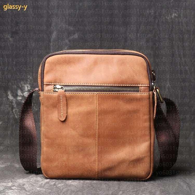 超人気新品 ボディバッグ メンズ Yo A 75 左右肩掛け対応 通勤 通学 2way 斜め掛けバッグ ワンショルダーバッグ レザー 本革 ショルダー バッグ Morrismonument Com