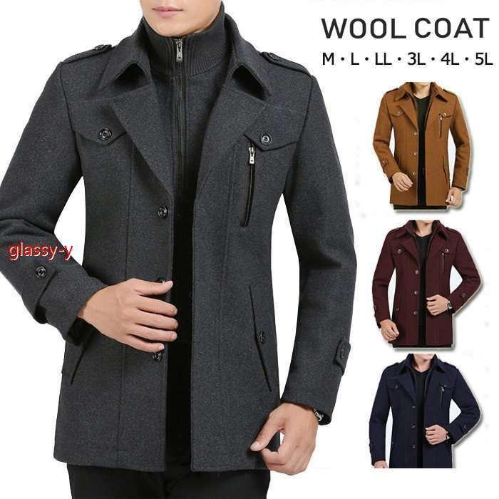 公式の 秋冬ウエア 細身 厚手 通勤コート 紳士服 カジュアル ビジネスコート メンズ チェスターコート パーカー ラシャコート ウールコート 防風 冬 秋 おしゃれ 防寒 コート アウター