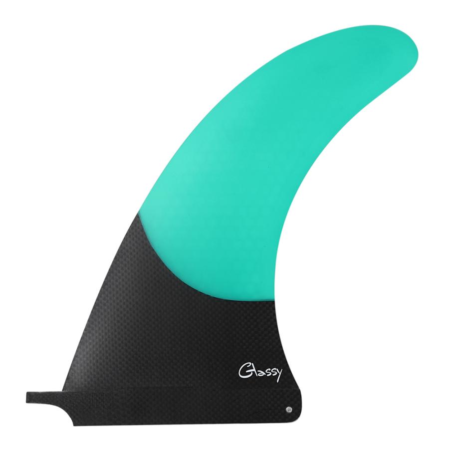 新品・ロングボード用・シングルフィン・9インチ・天然ウッド