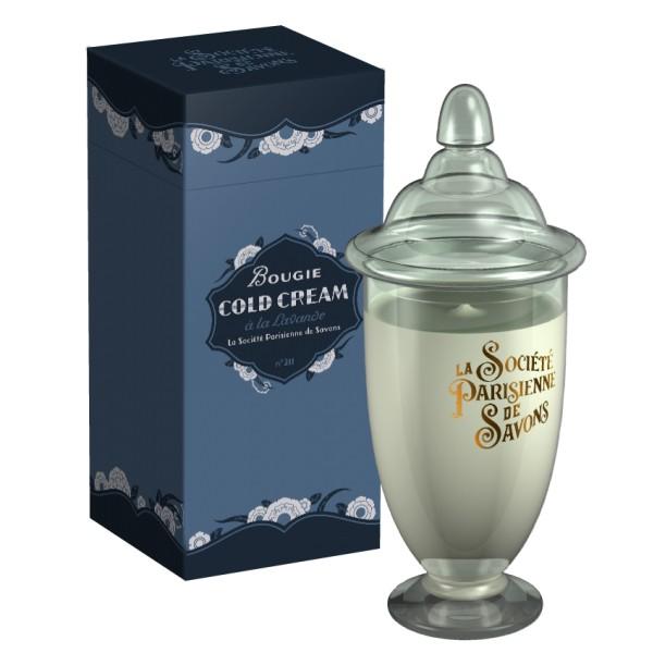 ParisienneDeSavonsパリジェンヌドゥサヴォン グラスキャンドルLサイズ（ボックス入り）350g コールドクリームCold Cream