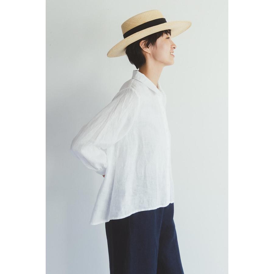 fog linen work（フォグリネンワーク） エディッタ シャツ ホワイト 未 