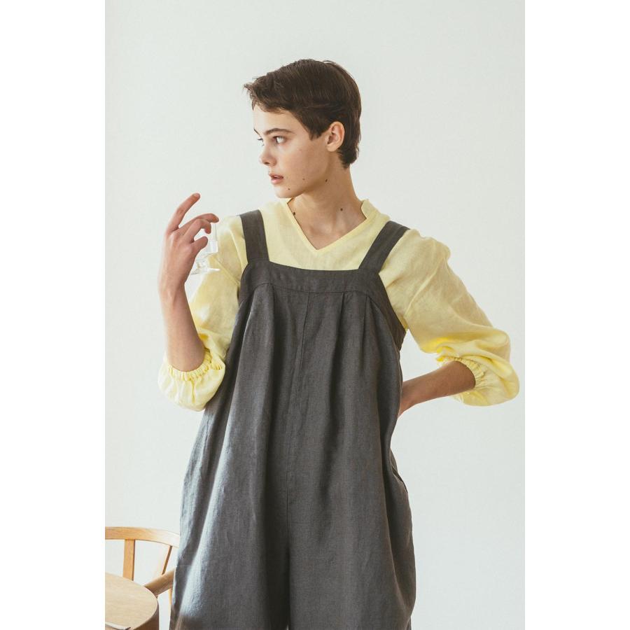 fog linen work（フォグリネンワーク） サブリーナ サロペット アシェ