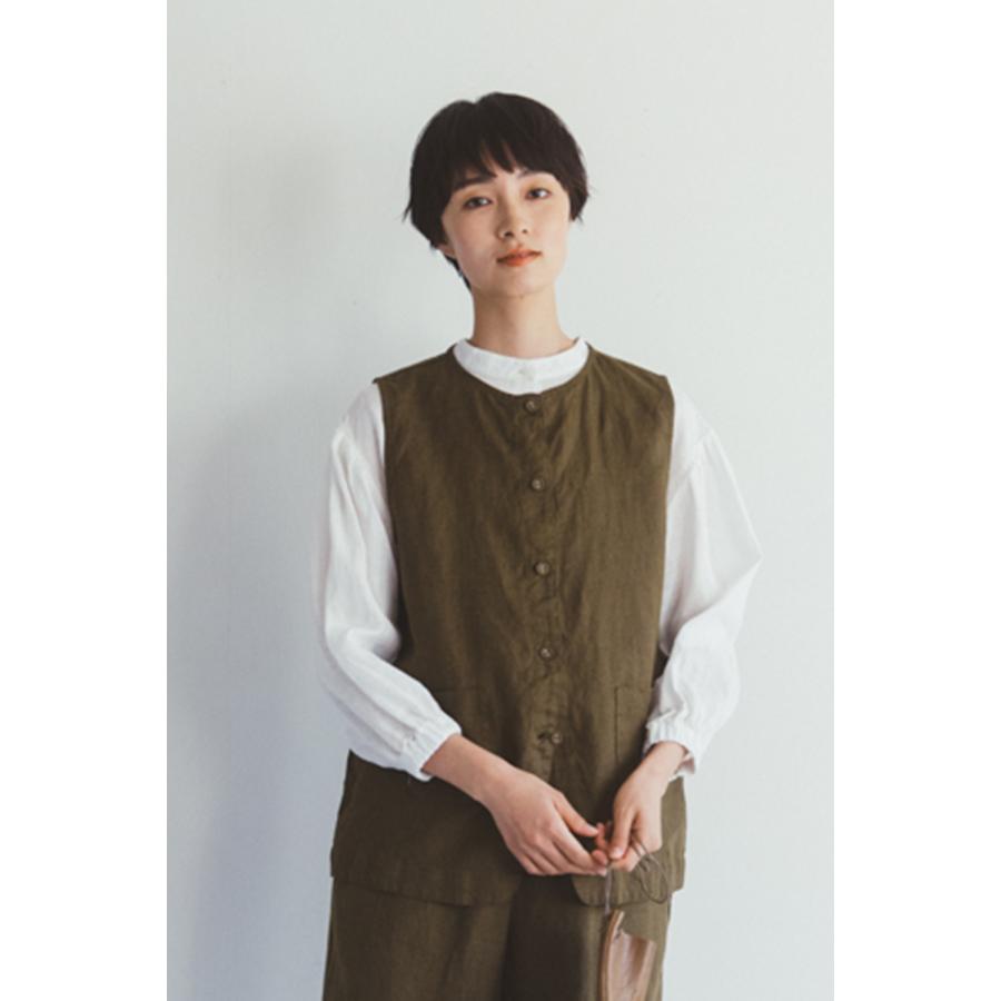 fogフォグリネンワーク/シモーナ リネンベスト (エピナール ) fog linen work（フォグリネンワーク） シモーナ ベスト エピナール 未