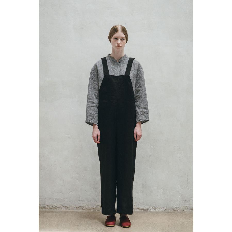 fog linen work（フォグリネンワーク） ロッティ サロペット ブラック 