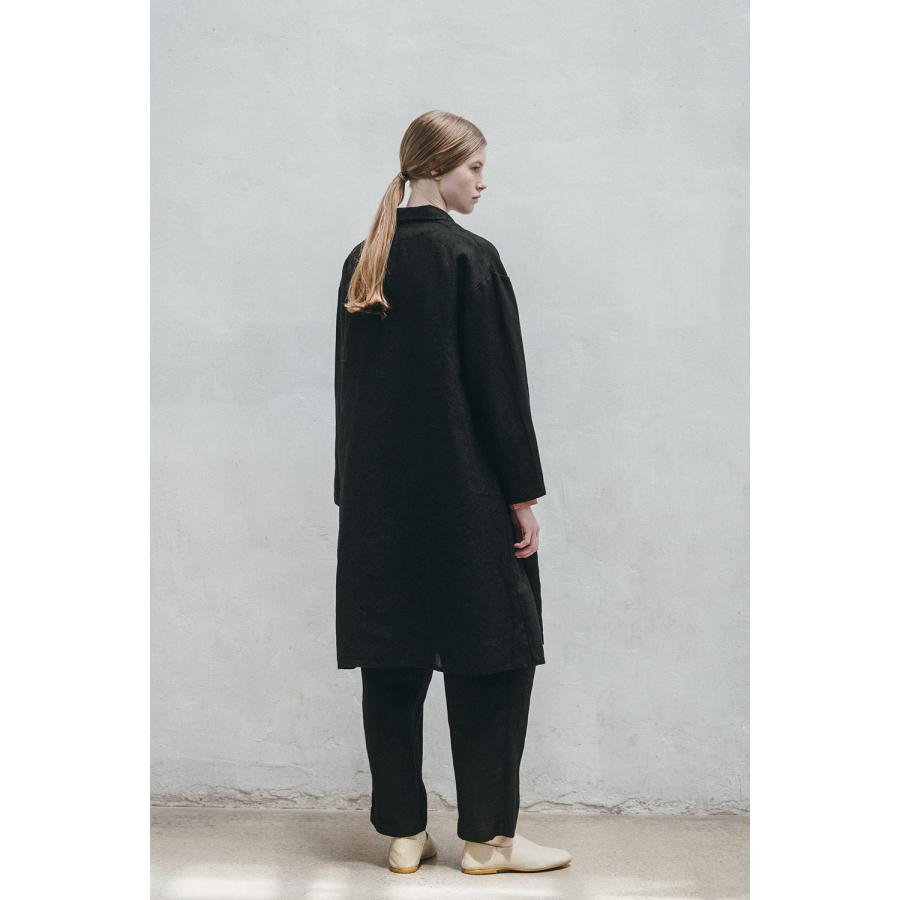 fog linen work（フォグリネンワーク） フレシィティ コート ブラック 