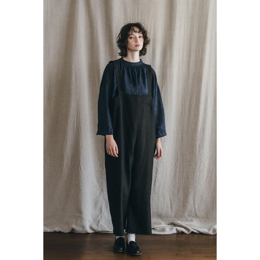 fog linen work（フォグリネンワーク） メルドラ サロペット ウール