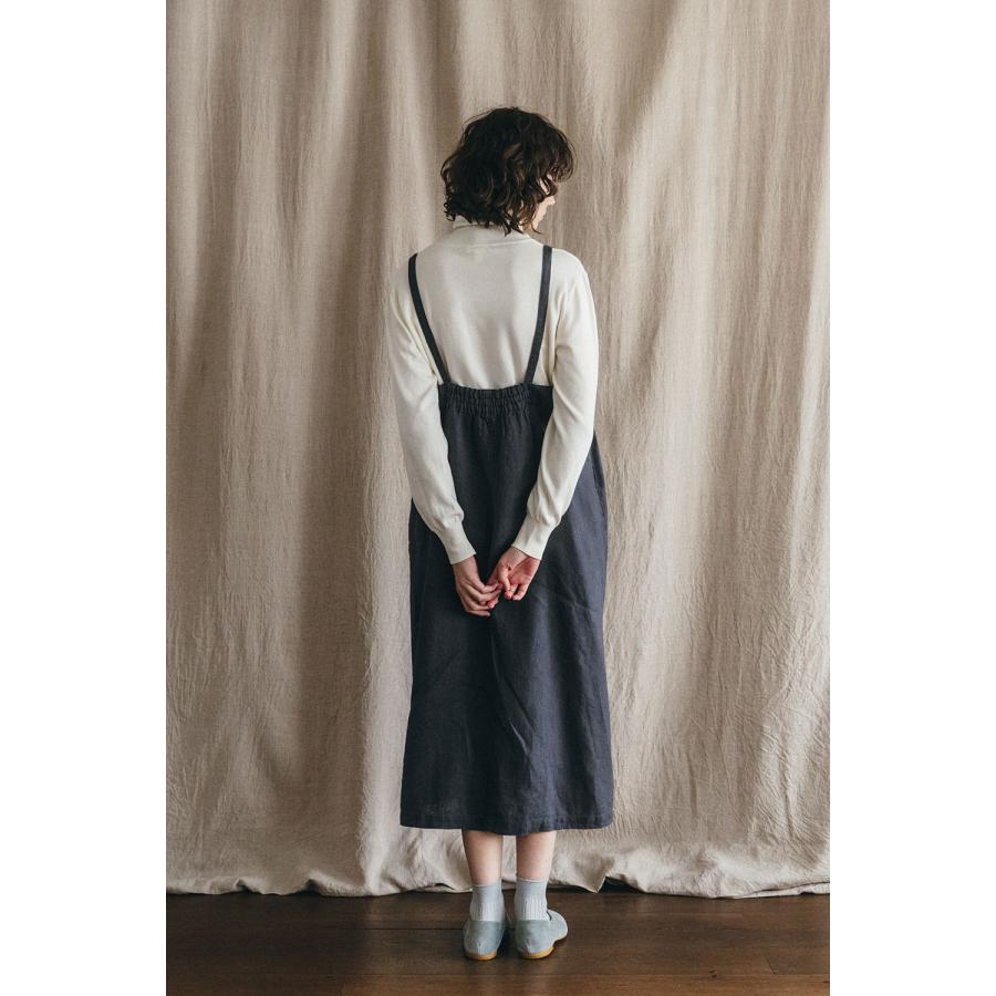 fog linen work（フォグリネンワーク） サルマ エプロンワンピース