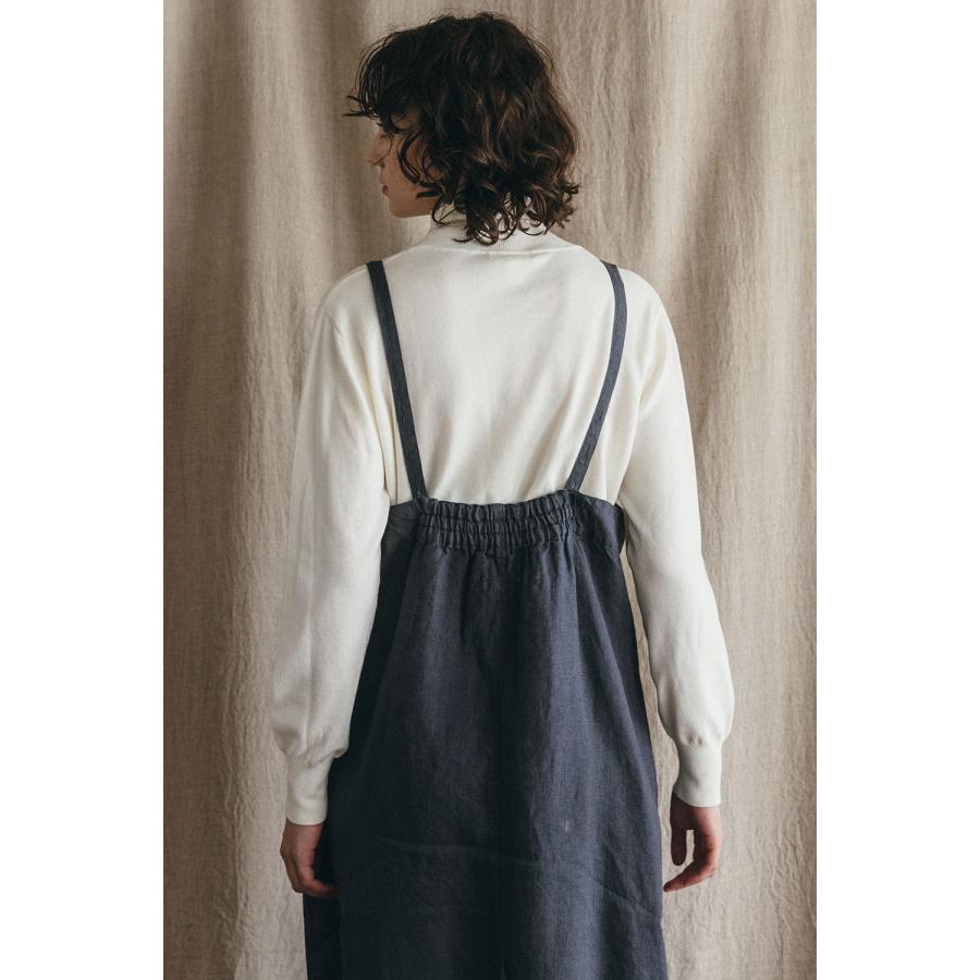 fog linen work（フォグリネンワーク） サルマ エプロンワンピース