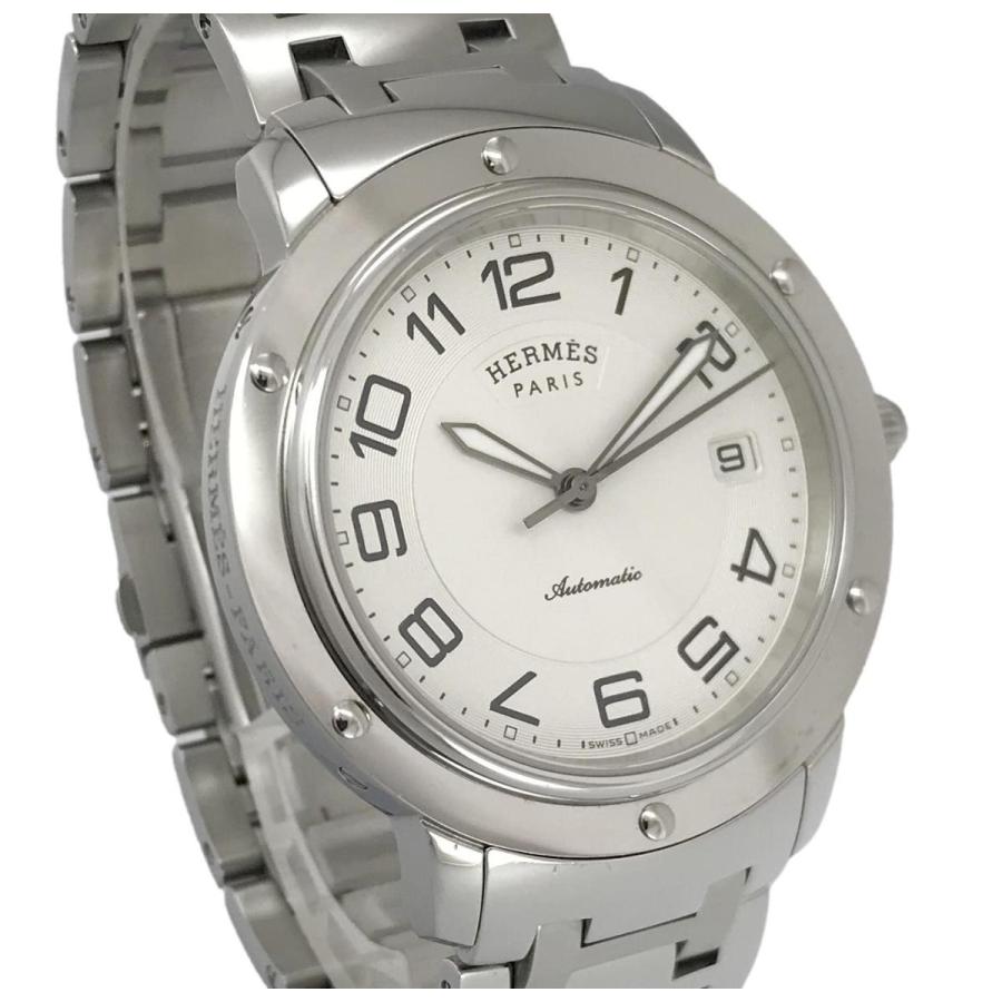 エルメス クリッパー クラシック メンズ 腕時計 CP2.810 自動巻き ホワイト文字盤