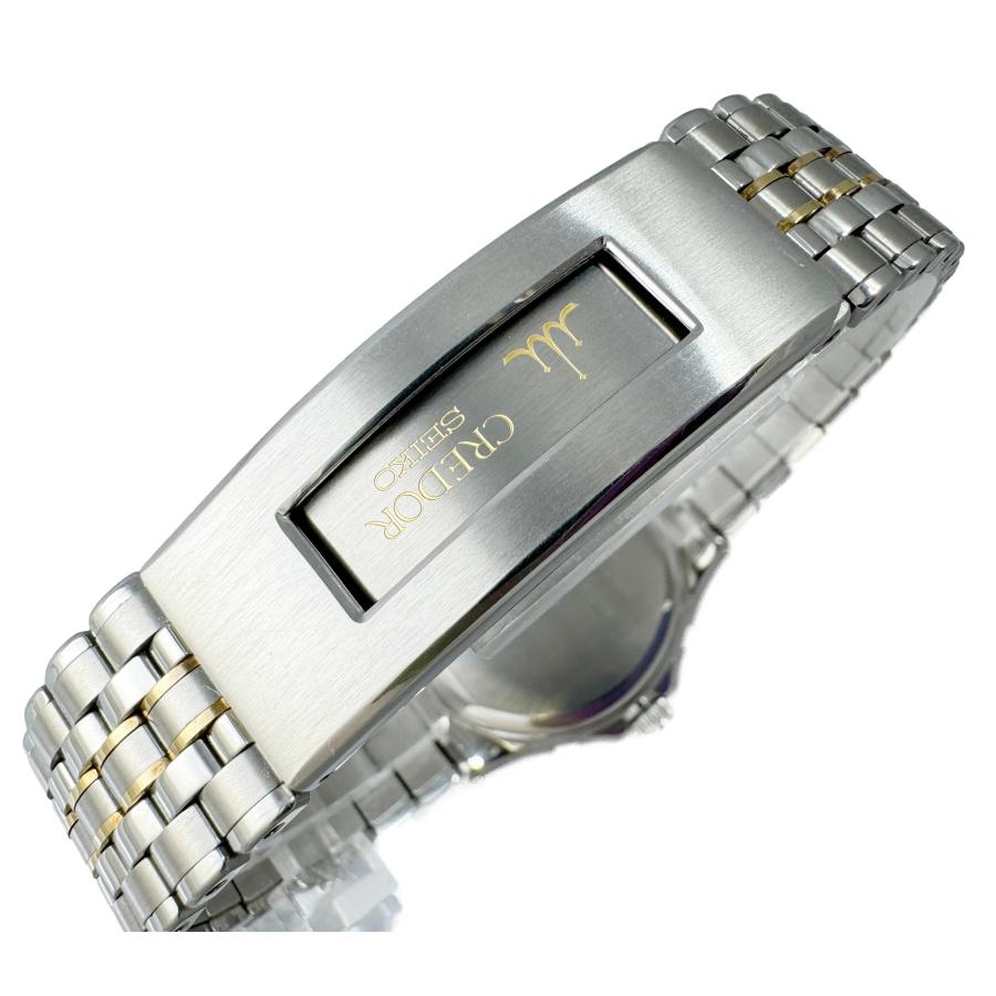 セイコ－　Credor クレドールメッシュバンド 時計　中古 新品電池・稼働】セイコー クレドール ミネラーゼメッシュベルト