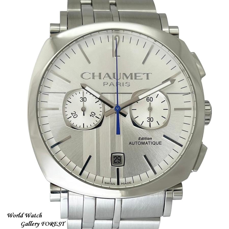 ショーメ Chaumet ダンディ クロノグラフ デイト 自動巻き メンズ 箱付 CHAUMET（ショーメ） ダンディ W11690-30B クロノグラフ 中古 メンズ