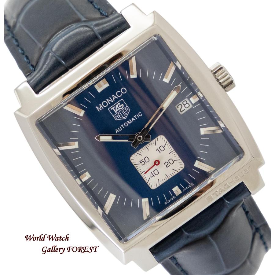 TAG Heuer Monaco 自動巻き時計 ネイビー