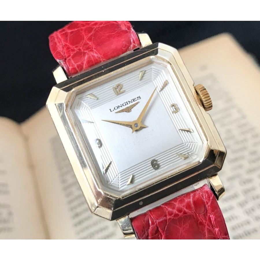 LONGINES 14金無垢の輝き 【ロンジン スクエア カレ LONGINES 14金無垢の輝き 【ロンジン スクエア カレ