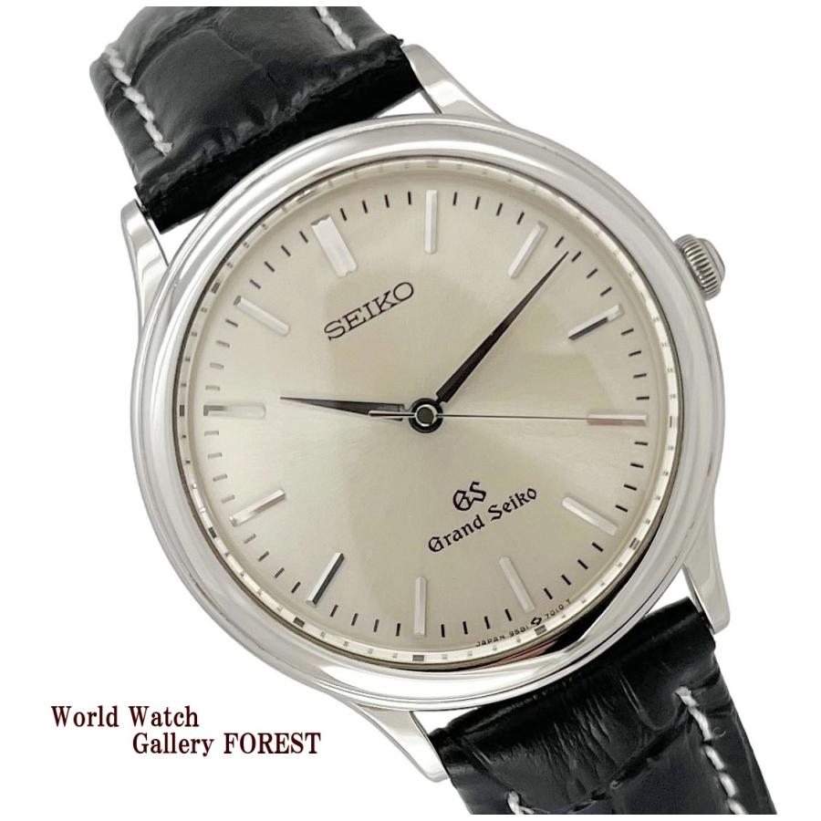 【稼働品】Grand Seiko 腕時計 9581-7000 シルバー文字盤 SEIKO SEIKO/セイコー グランドセイコー 9581-7000 腕時計