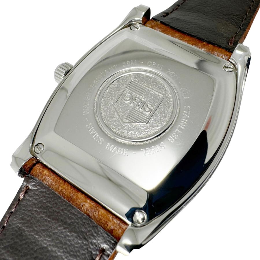 m*o様 稼働 ORIS オリス 7471 自動巻 腕時計 レギュレーター デイ ORIS（オリス） レギュレーター デイト 7471 トノー 中古 メンズ腕時計