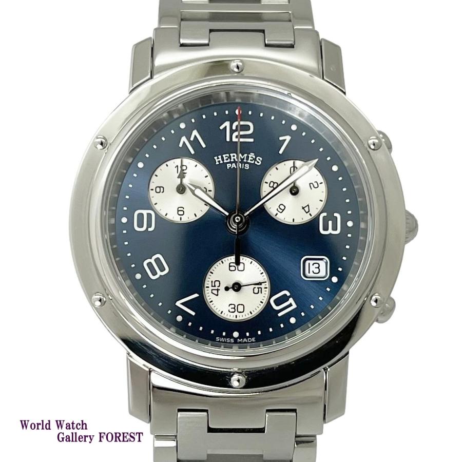 【保証書付】HERMES エルメス クリッパー クロノ CL1.910 メンズ HERMES（エルメス） 販売済み クリッパー CL1.910 中古 メンズ腕時計
