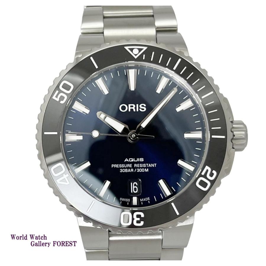 ORIS オリス アクイス デイト 中古 メンズ腕時計 自動巻き
