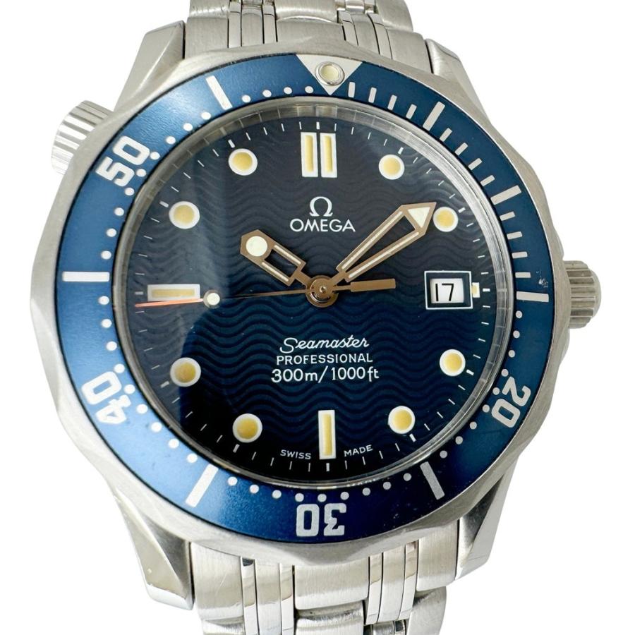 オメガ シーマスター プロフェッショナル 300M 2561.80 中古 メンズ 腕時計 クオーツ ブルー文字盤 | OMEGA