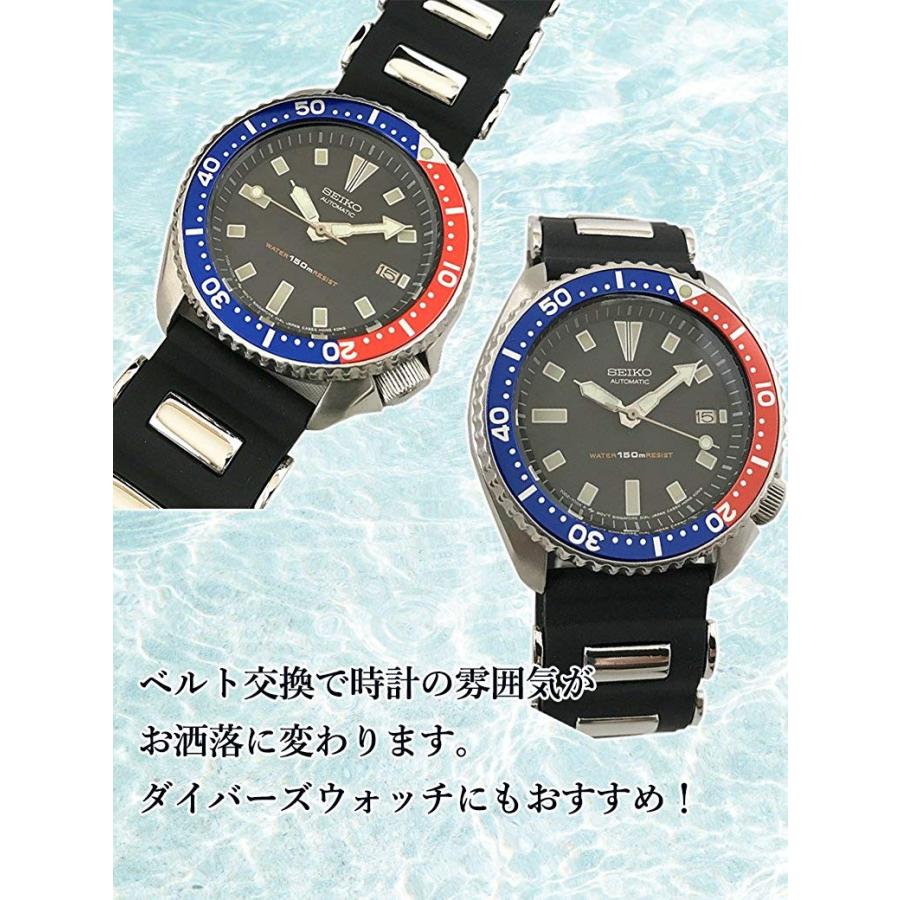 腕時計 シリコン ベルト 時計 ラバー バンド メタル mm 22mm 24mm 交換説明書 交換工具 バネ棒付 B07d38d22v 時計専門店forest 通販 Yahoo ショッピング