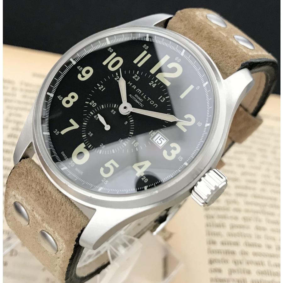 HAMILTON（ハミルトン） カーキ オフィサー 中古 メンズ腕時計 H706550