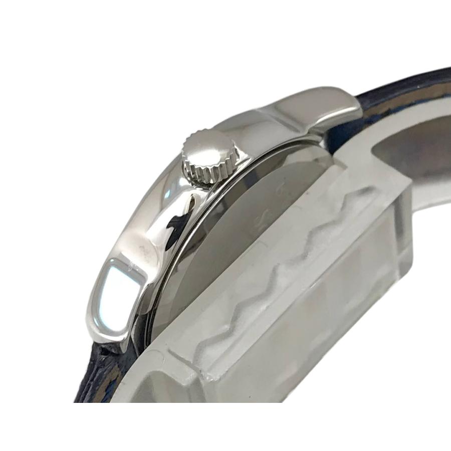 ブルガリ BVLGARI ST29S クオーツ ネイビー文字盤 SS レザー