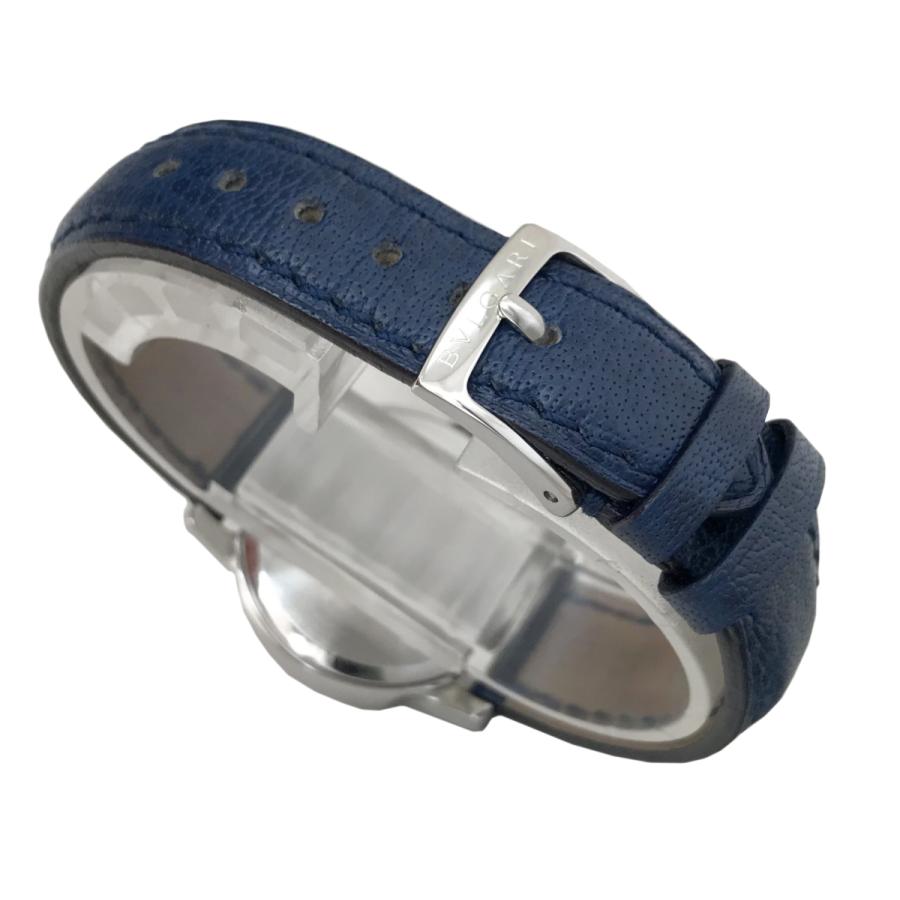 ブルガリ BVLGARI ST29S クオーツ ネイビー文字盤 SS レザー ブルガリ BVLGARI ST29S クオーツ ネイビー文字盤 SS レザー