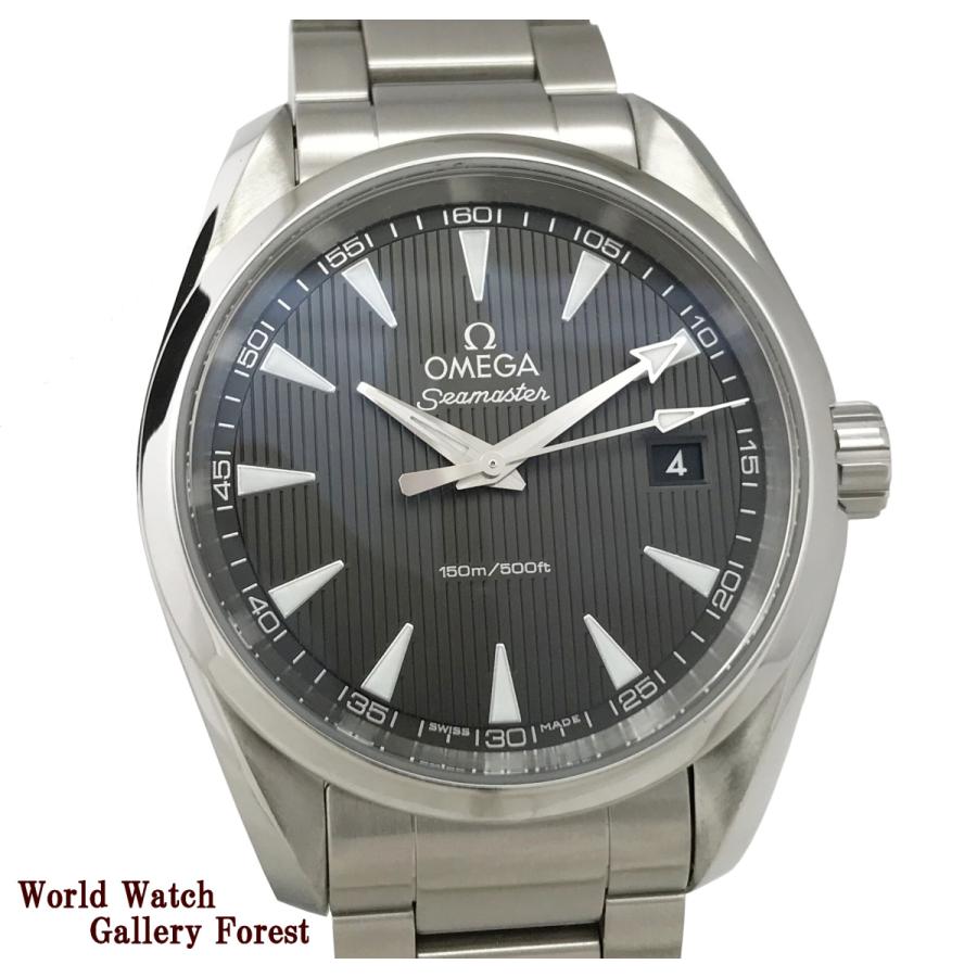 Omega オメガ シーマスター アクアテラ 231 10 39 60 06 001 中古 メンズ腕時計 クオーツ グレー文字盤 ランク 外装仕上げ済み E 時計専門店forest 通販 Yahoo ショッピング
