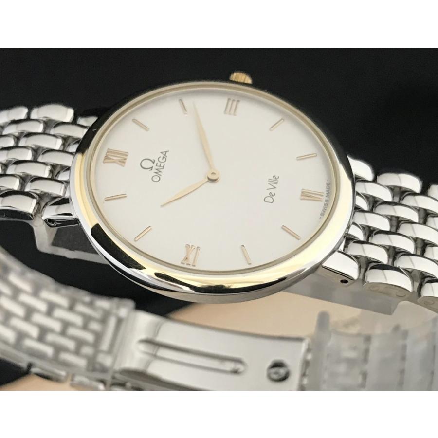 オメガ　デヴィル　メンズ腕時計　中古クオーツ稼働品 OMEGA オメガ DE VILLE デビル メンズ クォーツ 腕時計 稼働品