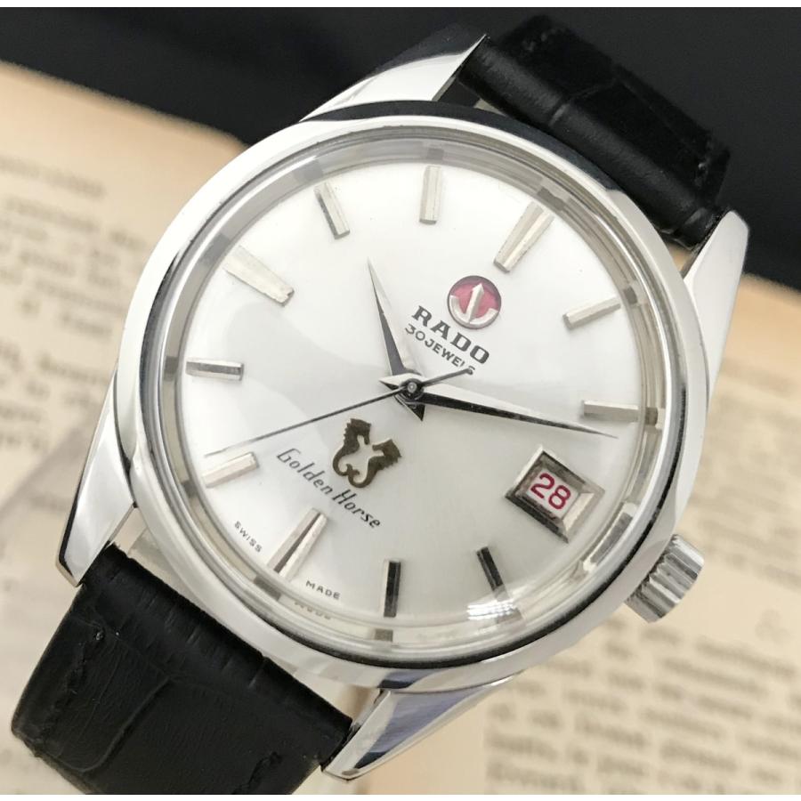 【AT】ラドー ゴールデンホース 30石 自動巻き 時計 メンズ ヴィンテージ AT】ラドー ゴールデンホース 30石 自動巻き 時計 メンズ