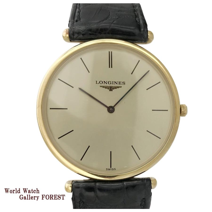 Longines ロンジン グランドクラシック 中古 メンズ腕時計 L4 635 9 クオーツ Gold Plate 革ベルト H574290356 時計専門店forest 通販 Yahoo ショッピング
