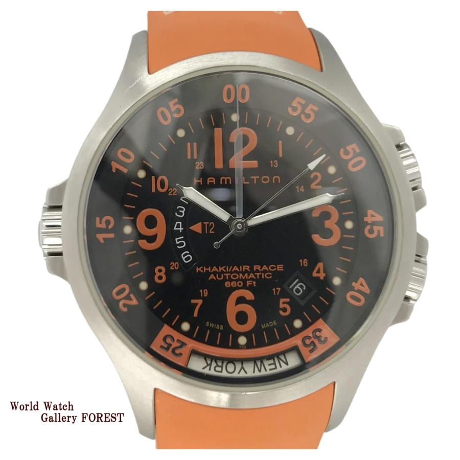 ハミルトン HAMILTON カーキ GMT エアレース 中古 メンズ腕時計