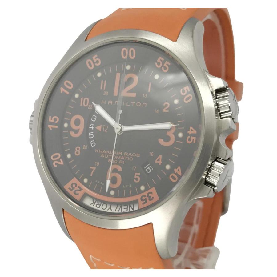 ハミルトン HAMILTON カーキ GMT エアレース 中古 メンズ腕時計